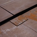 Ceiling modules in corten steel from CCN building (B-quality)