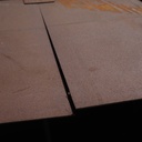 Ceiling modules in corten steel from CCN building (B-quality)