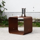 Ceiling modules in corten steel from CCN building (B-quality)